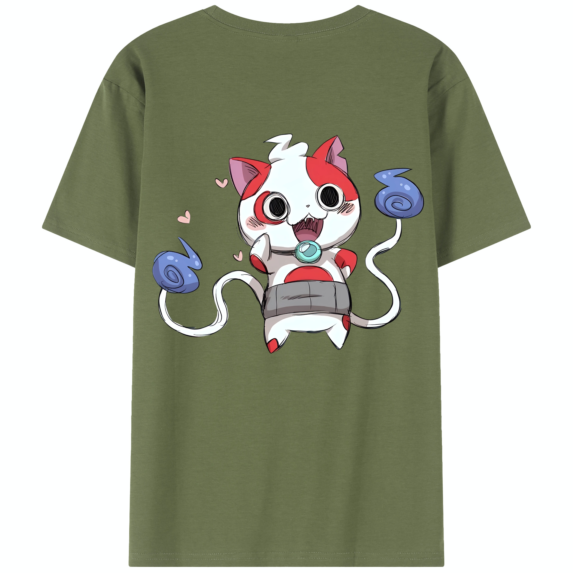 （画像用） 妖怪ウォッチ Yo-kai Watch 綿100％半袖Tシャツ（背面プリント）